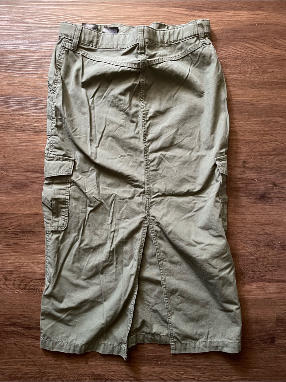 H&M Olive Utility Skirt
